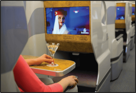 Emirates Inflight Advertising