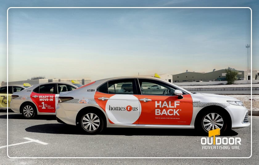 Taxi Advertising in Abu Dhabi, High-Reach Transit Media