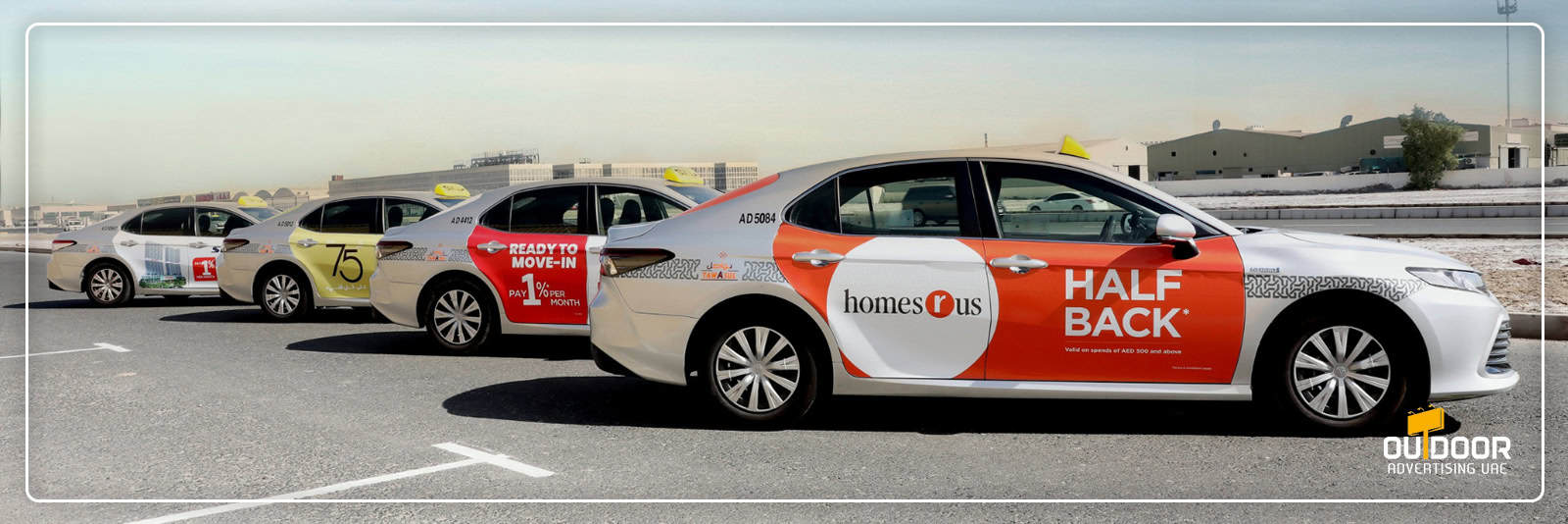 Taxi Advertising in Abu Dhabi