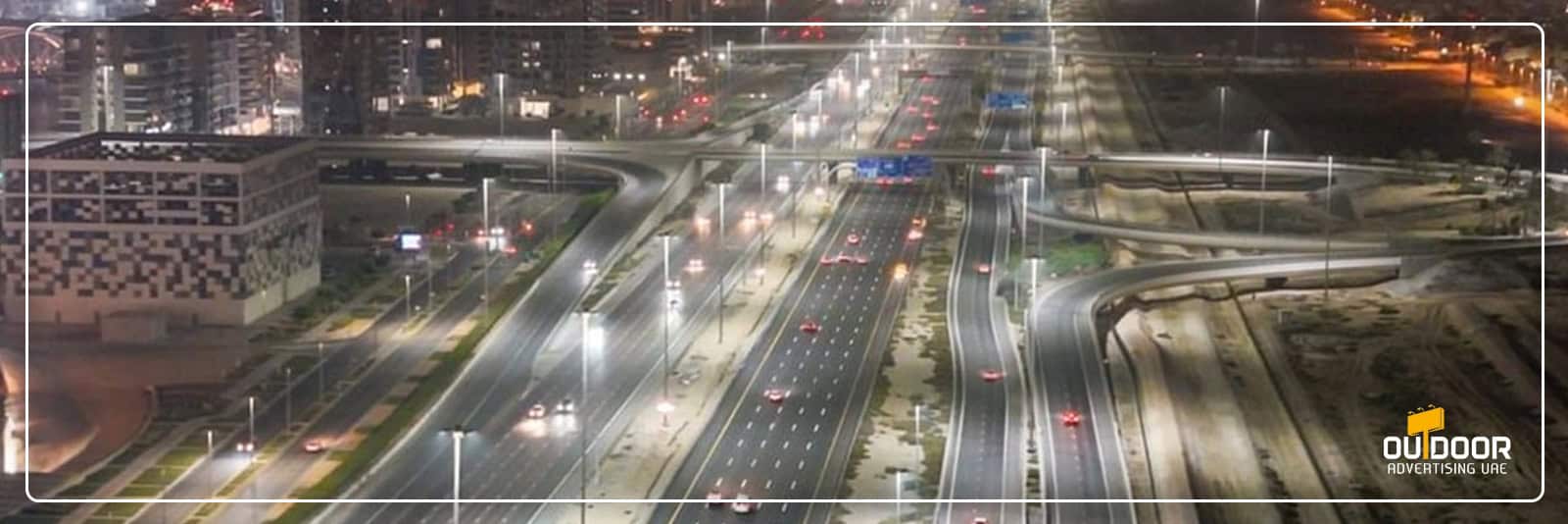 Advertising on Airport Road Abu Dhabi