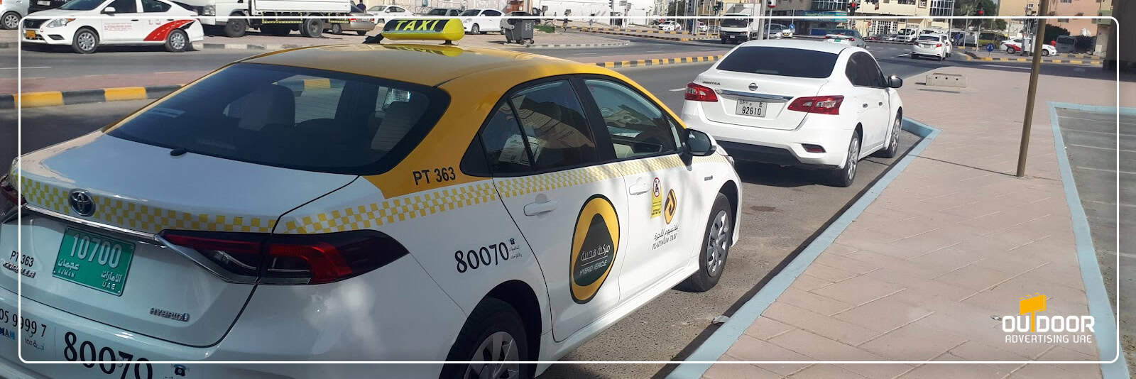 Taxi Advertising in Ajman