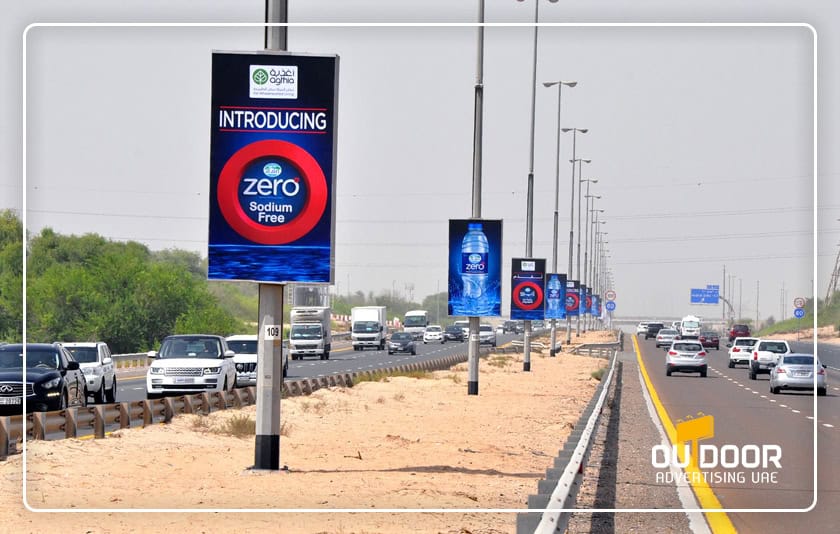 Lamppost Advertising in Al Ain, Street Light Pole Ads in Al Ain