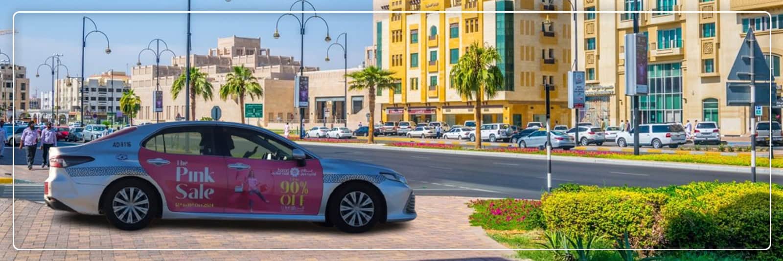 al ain taxi advertising