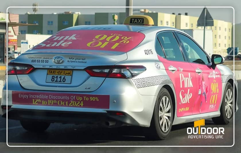 Taxi Advertising in Al Ain, High-Reach Mobile Branding