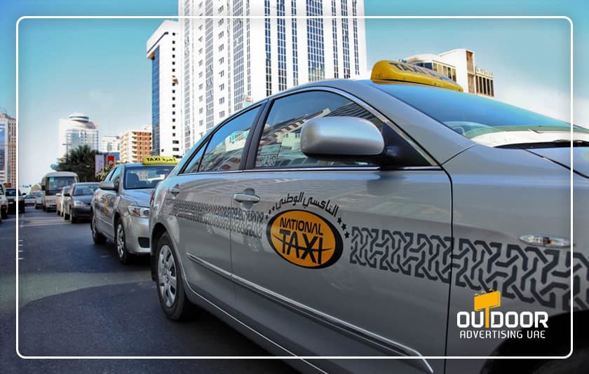 Taxi Advertising in Al Ain, High-Reach Mobile Branding
