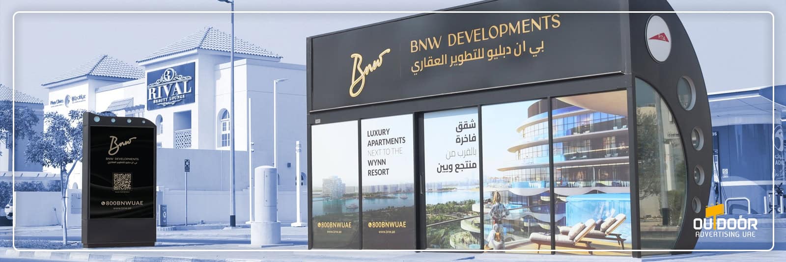 Bus Shelter Advertising in Dubai