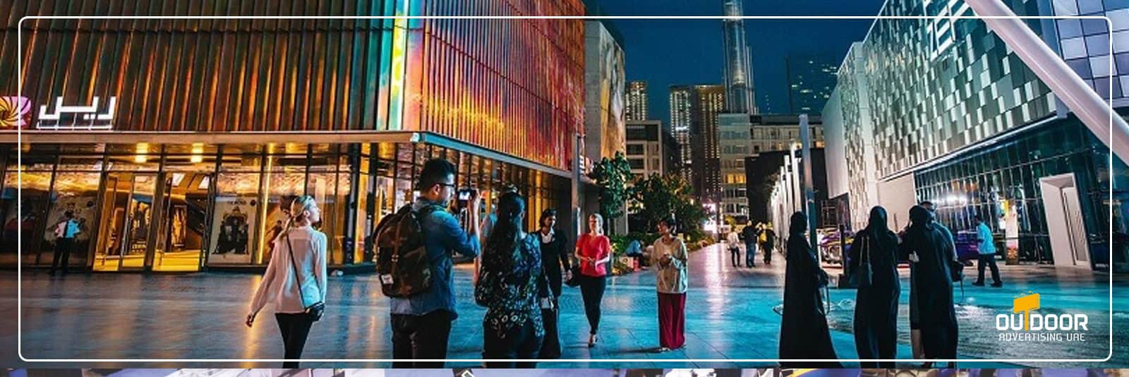 Advertising in Different Commercial Locations of Dubai