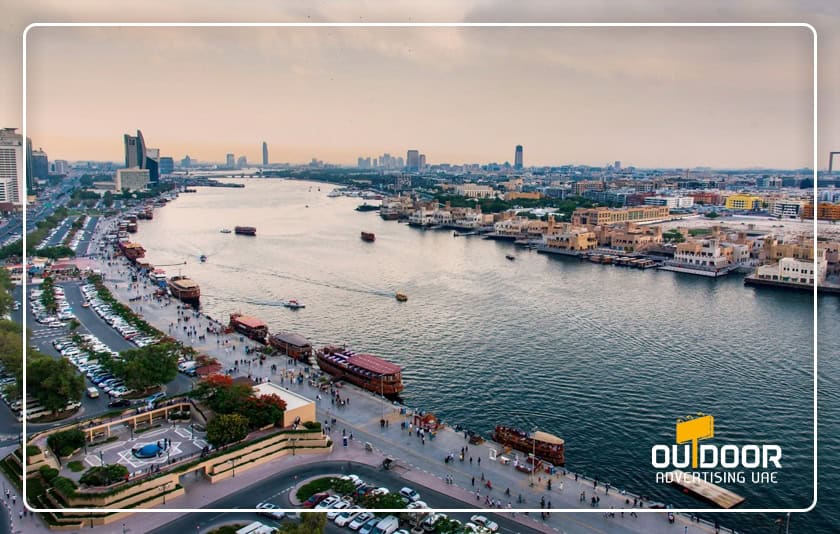 Outdoor Advertising in Dubai Creek, Waterfront & Tourist OOH Media