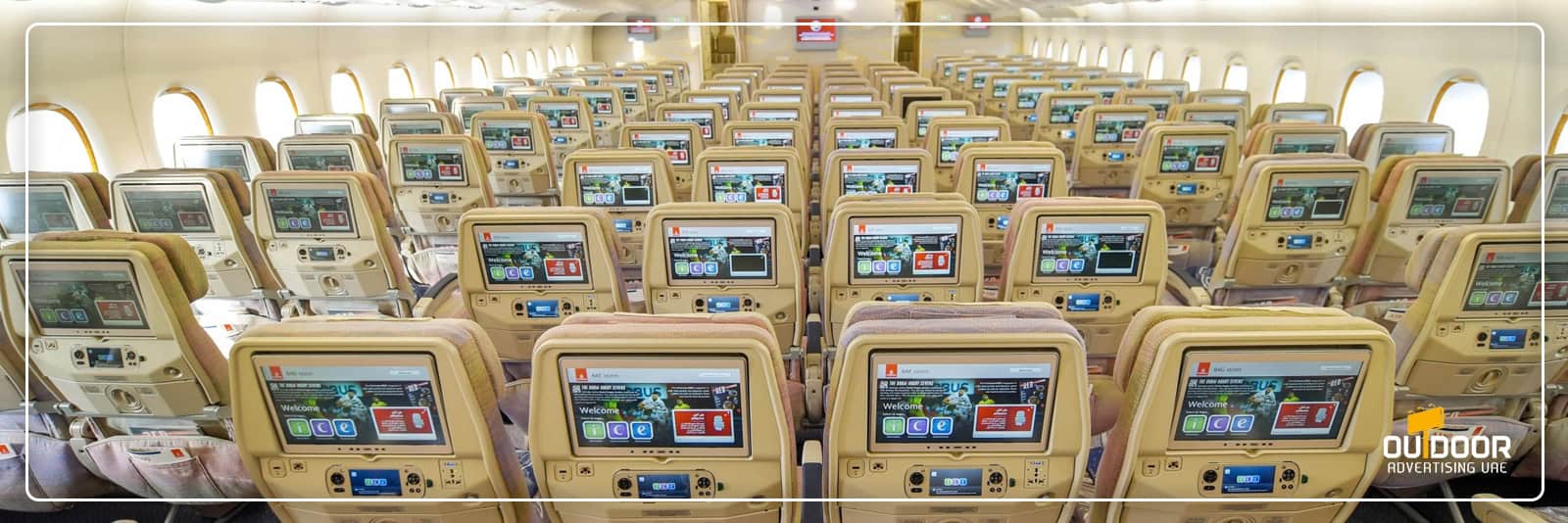 Emirates Inflight advertising