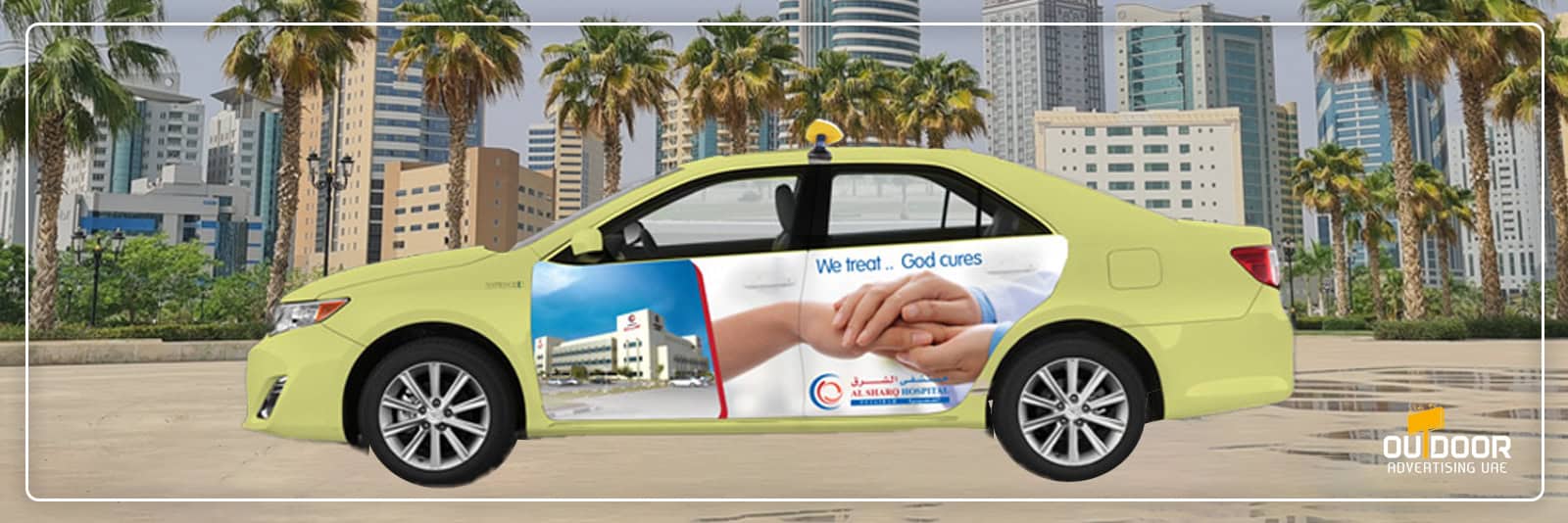 fujairah taxi advertising