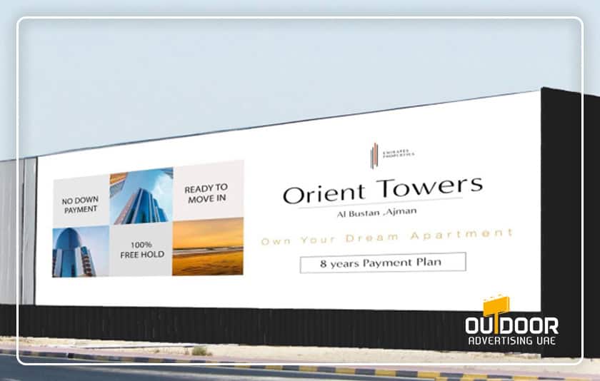Hoarding Advertising in Ajman, Large-Format Outdoor Branding Solutions
