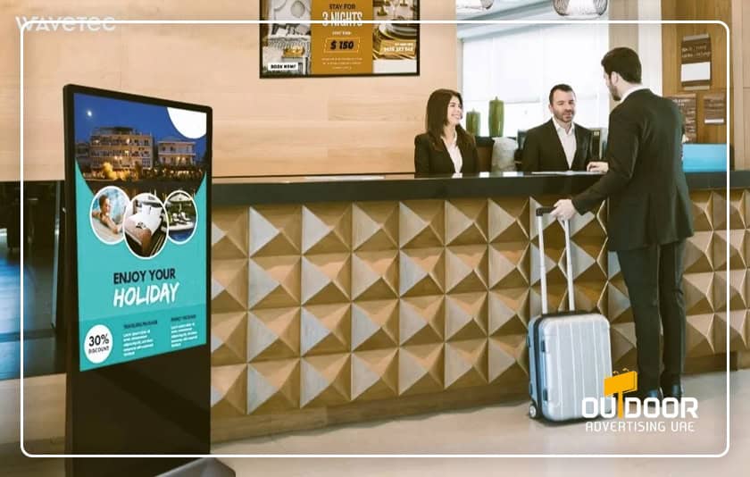 Hotel Lobby Screen Advertising in Dubai, Premium Indoor Digital Media