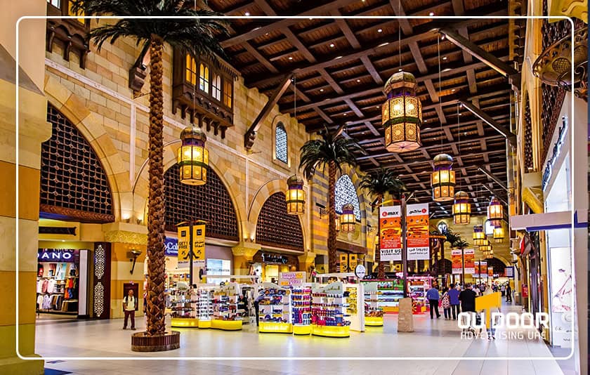 Ibn Battuta Mall Dubai, High-Traffic OOH Media Advertising