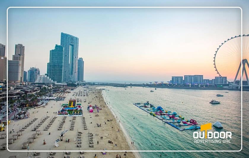 JBR (Jumeirah Beach Residence Dubai) Outdoor Advertising
