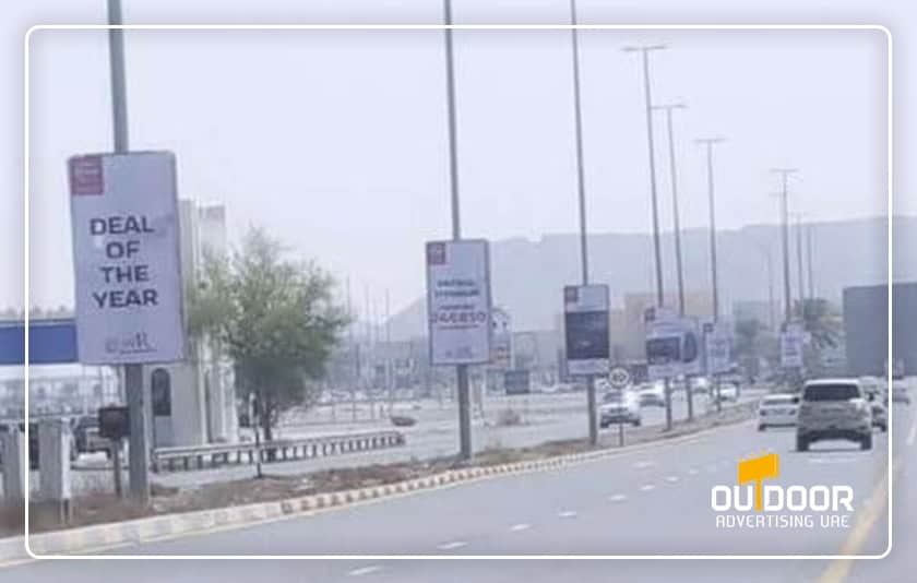 Lamppost Advertising in Fujairah