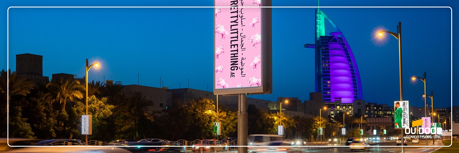 Lamp Post Advertising in Dubai