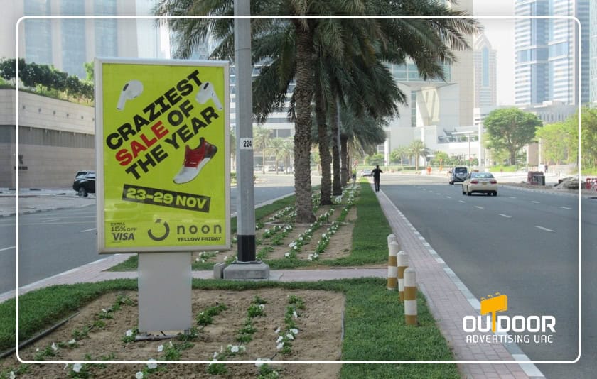 Mupi Advertising in Abu Dhabi, High-Visibility Street-Level Media