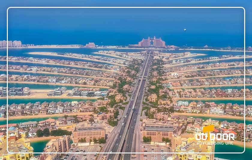 Palm Jumeirah Dubai Advertising, Premium Outdoor & Digital OOH