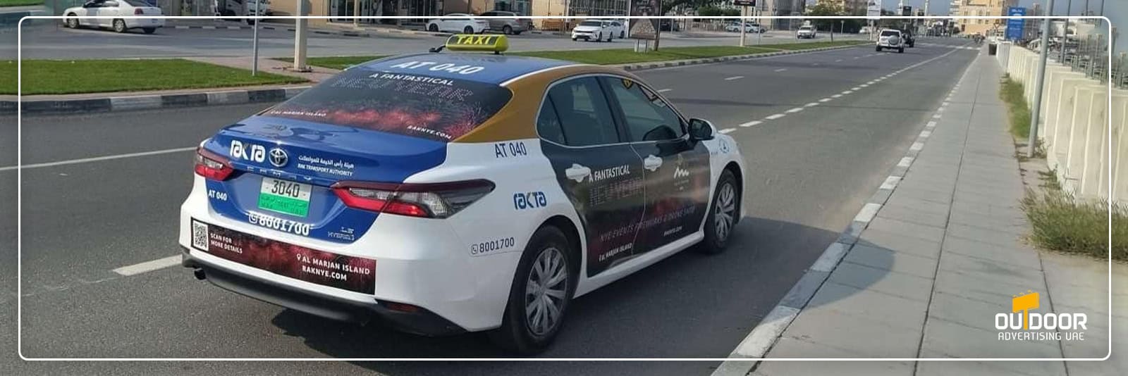 taxi advertising ras al khaimah