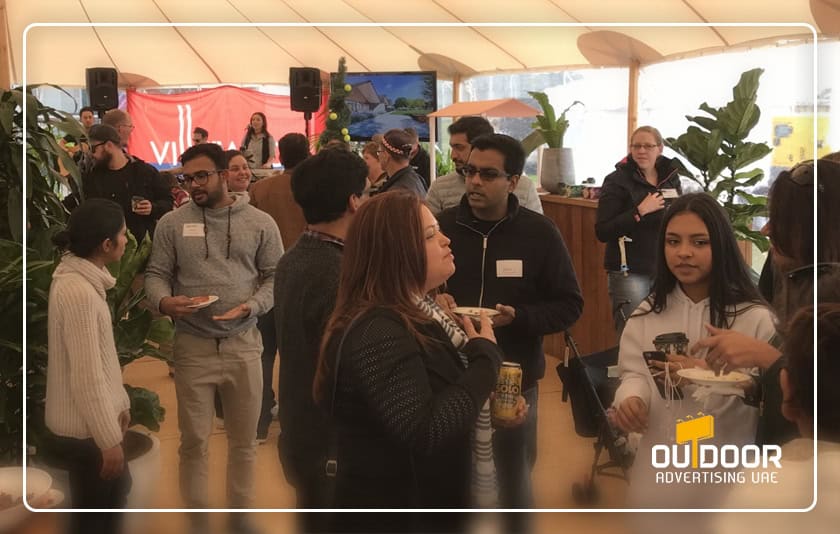 Advertising in Different Residential Communities of Dubai, Targeted Media