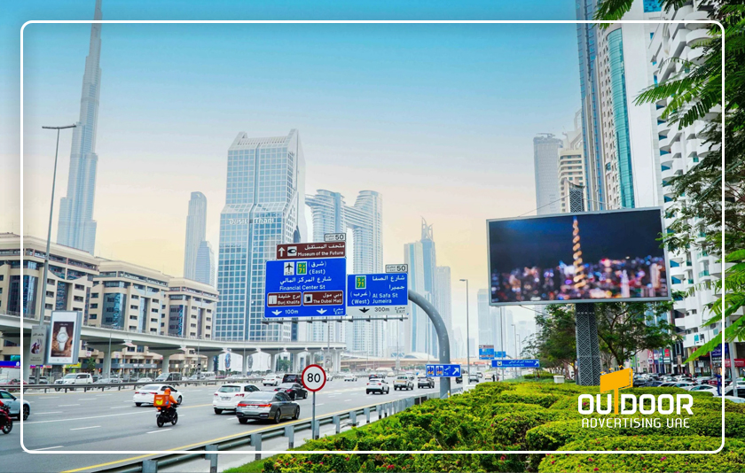 Advertising on Different Routes in Dubai