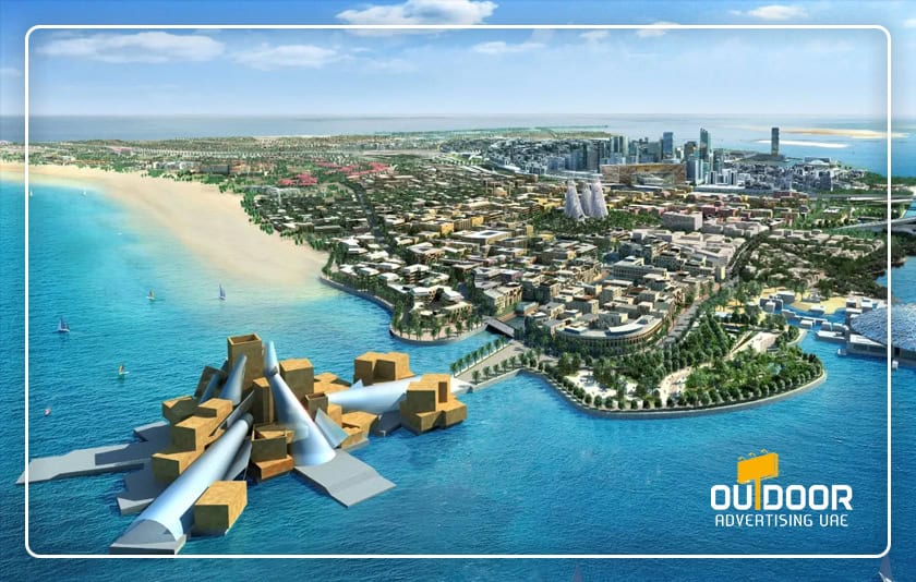 Advertising in Saadiyat Island Abu Dhabi, Premium Outdoor & Destination Media
