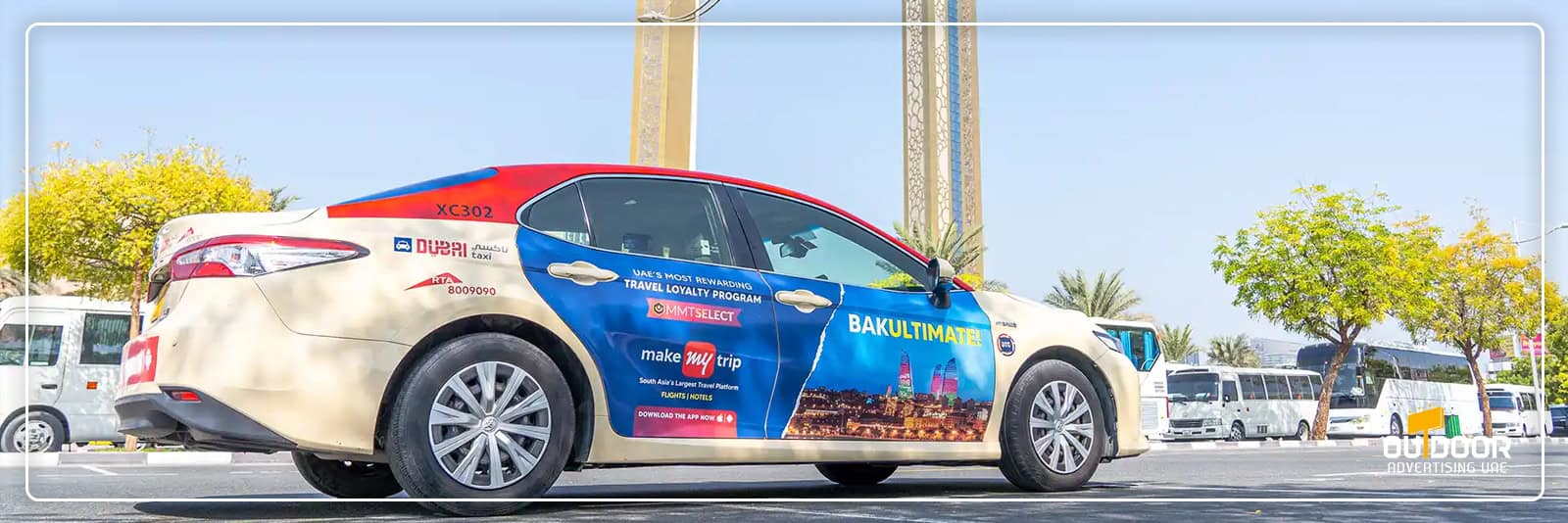Taxi Advertising in Dubai, High-Impact Mobile OOH Advertising in Dubai