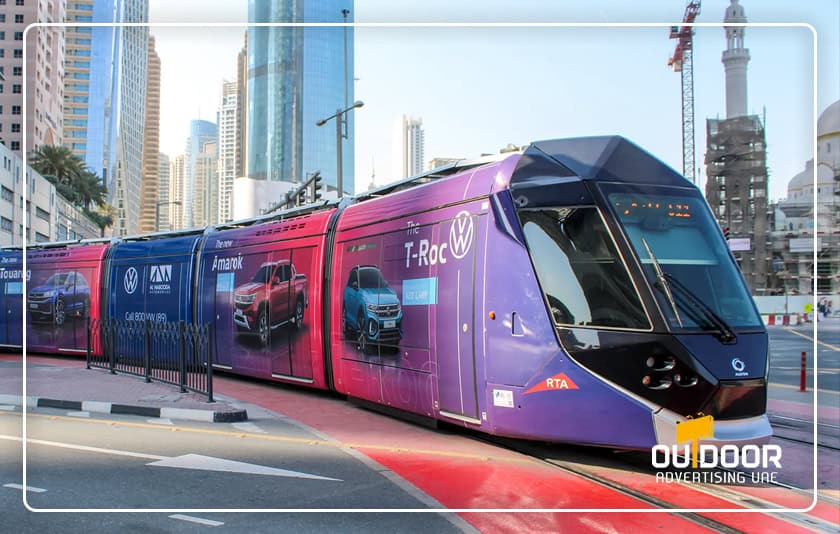 Tram Advertising in Dubai, High-Impact Transit Media in Marina & JBR