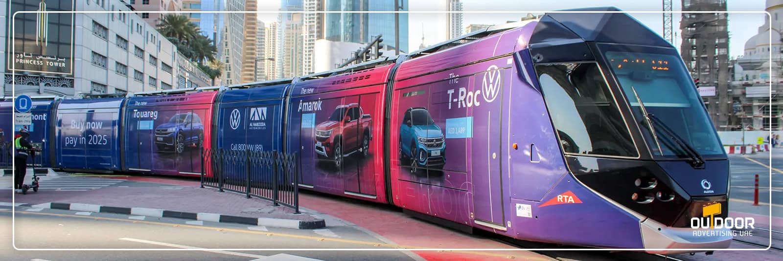 Tram Advertising Dubai