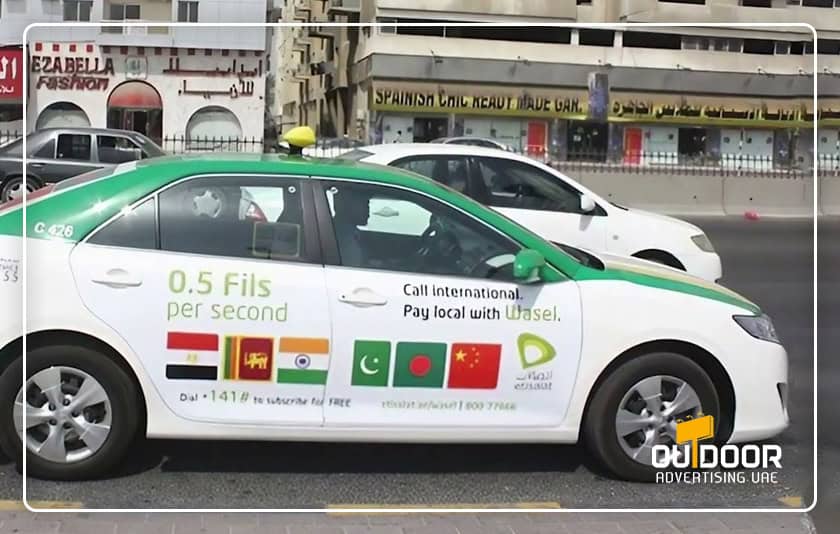 Taxi Advertising in Umm Al Quwain, Mobile Outdoor Branding Across the Emirate