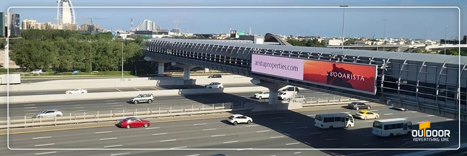 Outdoor Advertising on Umm Suqeim Road Dubai