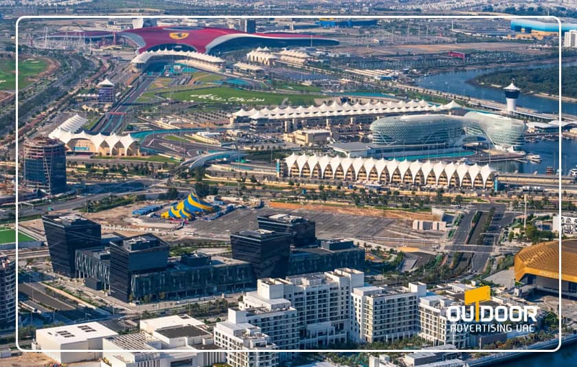 Outdoor Advertising in Yas Island Abu Dhabi, Premium OOH Media Solutions