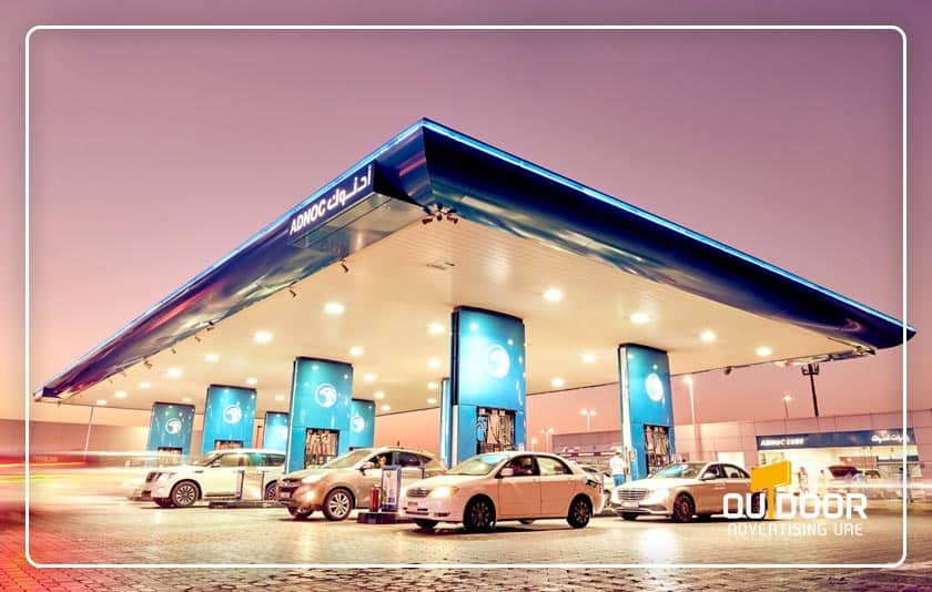 ADNOC Gas Station Advertising in the UAE