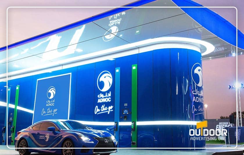 ADNOC Gas Station Advertising in the UAE