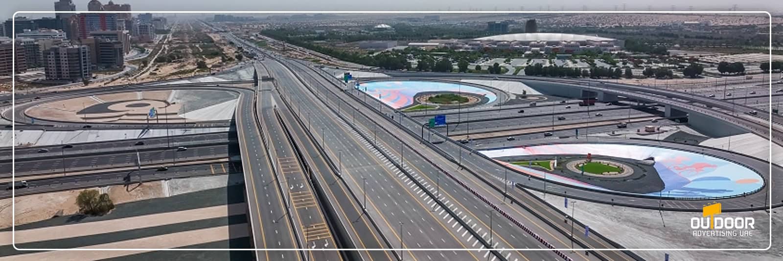 Dubai–Al Ain Road (E66) Advertising – Billboards & LED Screens