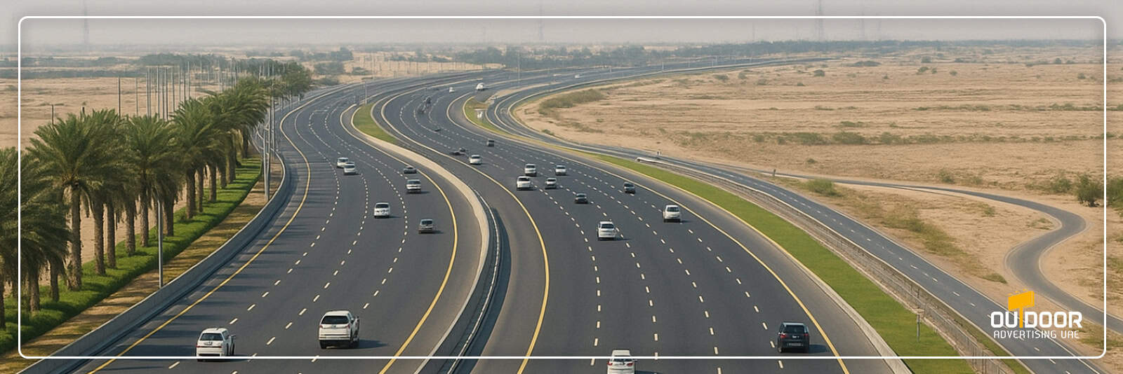 Emirates Road (E611) Advertising – Billboards & LED Screens UAE
