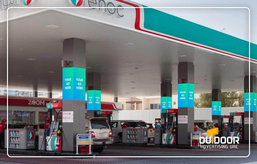ENOC Gas Station Advertising in the UAE
