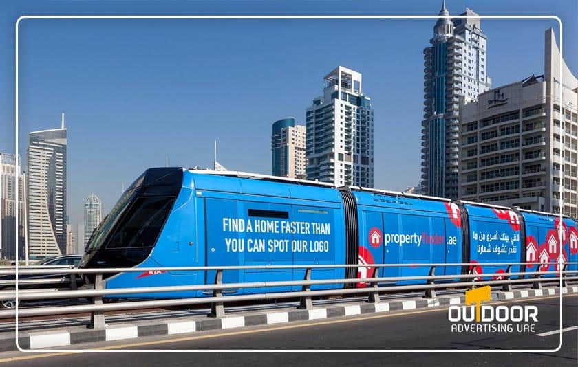 Tram Advertising in Dubai
