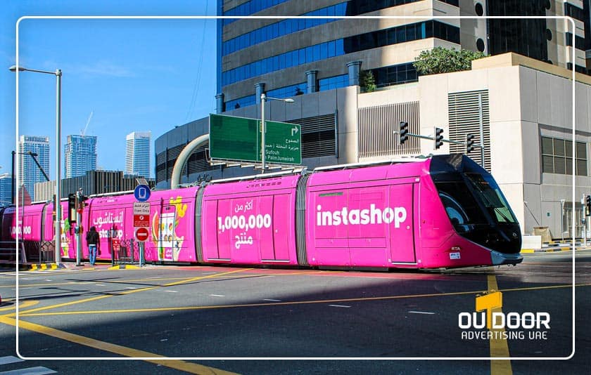 Tram Advertising in Dubai