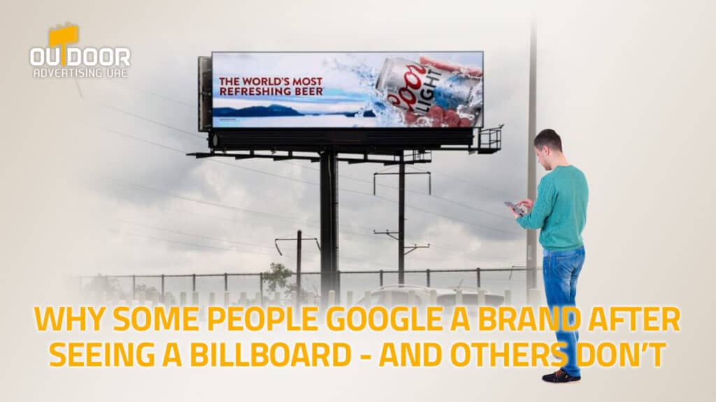 Why Some People Search Brands After Seeing Billboards